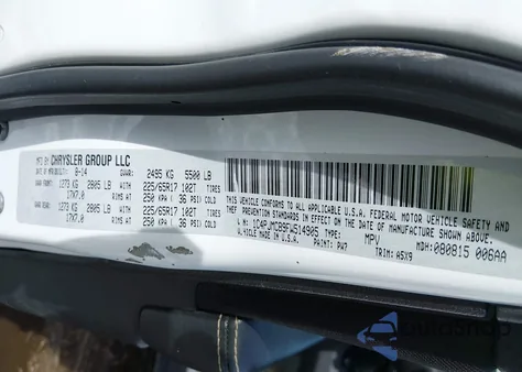 2015 Jeep Cherokee Latitude z USA, uszkodzony, nr VIN 1C4PJMCB9FW514905